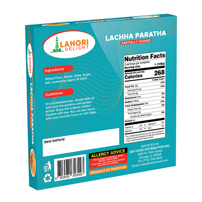 Lacha Paratha (Partially Cooked) - Lahori Delight