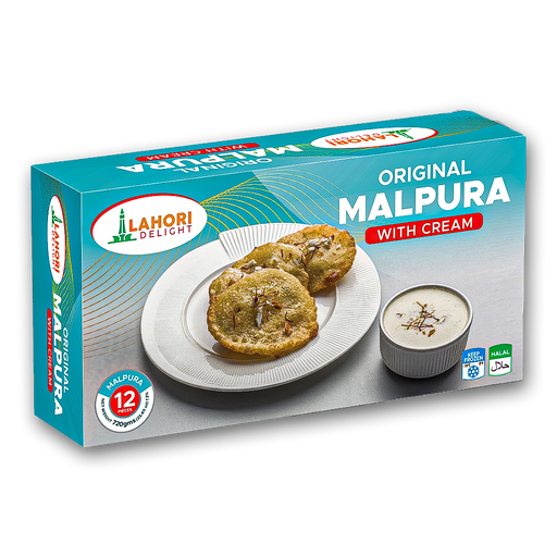 Malpura With Cream (12pcs) - Lahori Delight