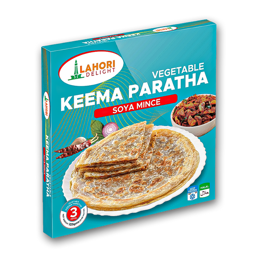 Vegetable Keema Paratha (Soya Mince) - Lahori Delight