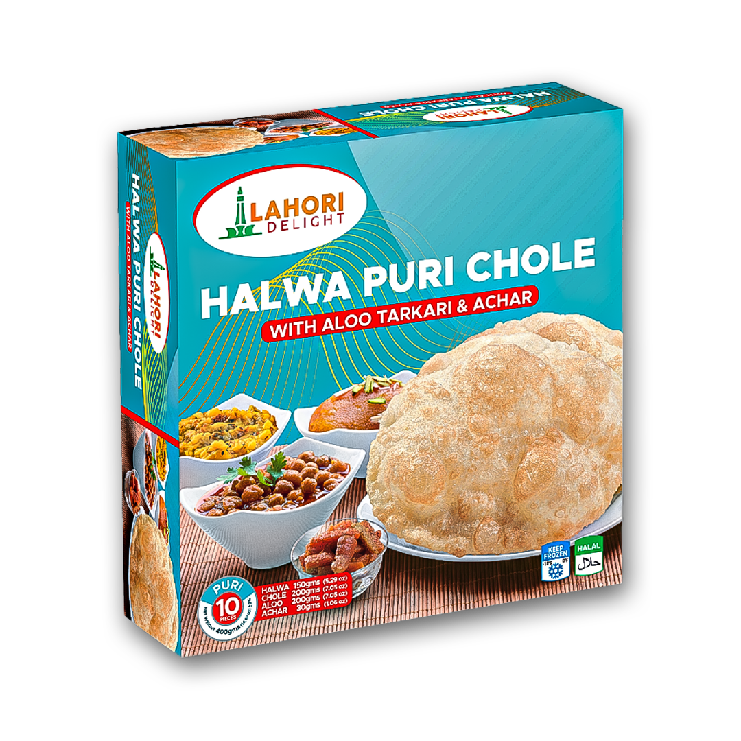 Halwa Puri Chole (10pcs) - Lahori Delight