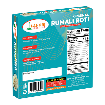 Rumali Roti (5pcs) - Lahori Delight